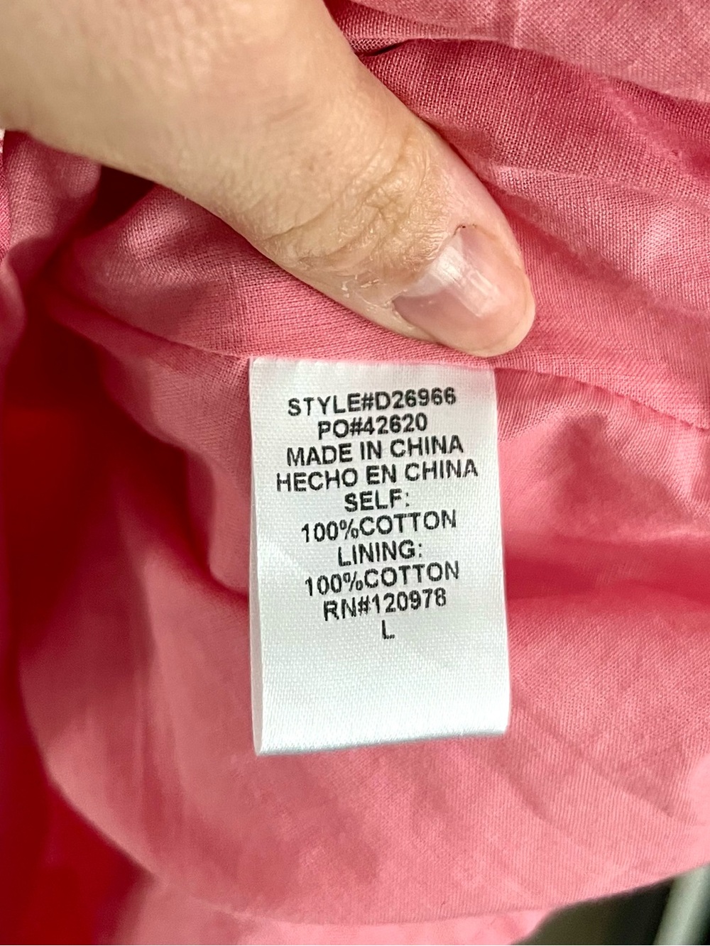 Entro Ruffle Sleeve Tiered Floral Pink Mini Dress with Pockets size Large - Picture 8 of 9